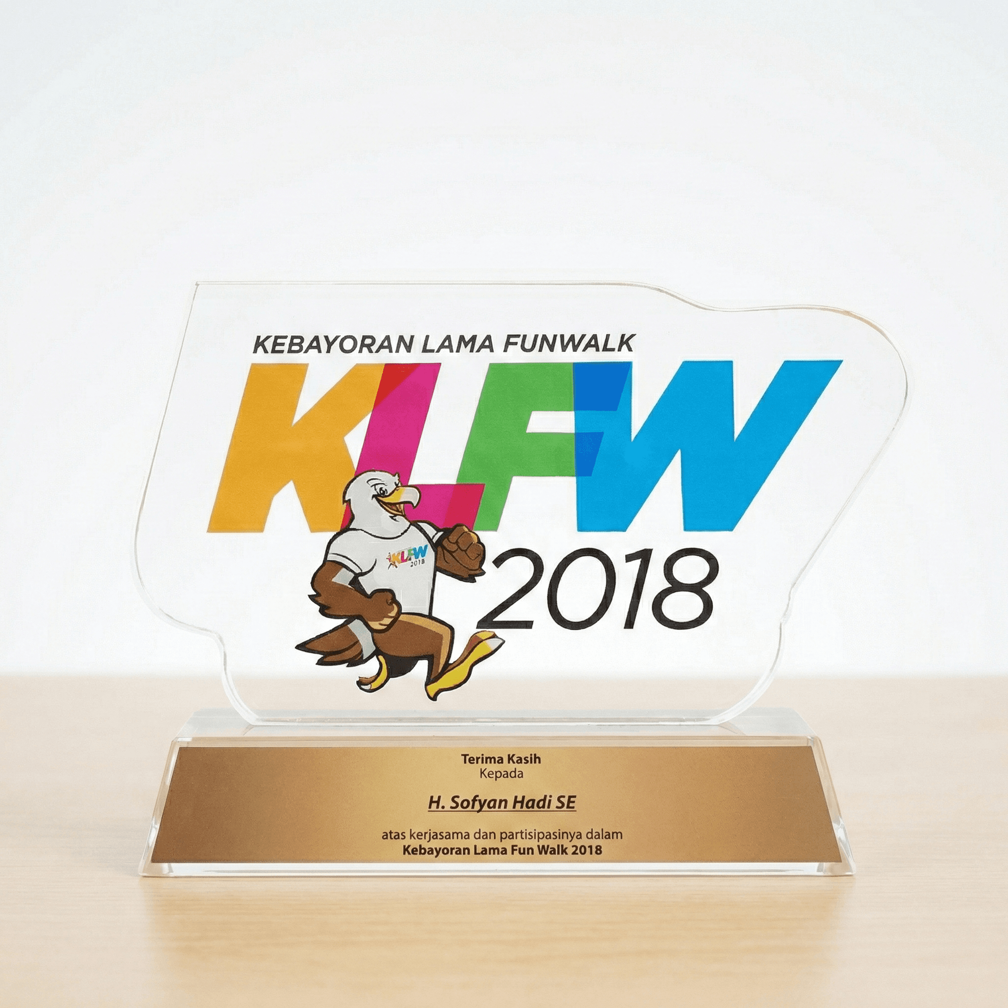 Penghargaan Partisipasi Kebayoran Lama Funwalk 2018