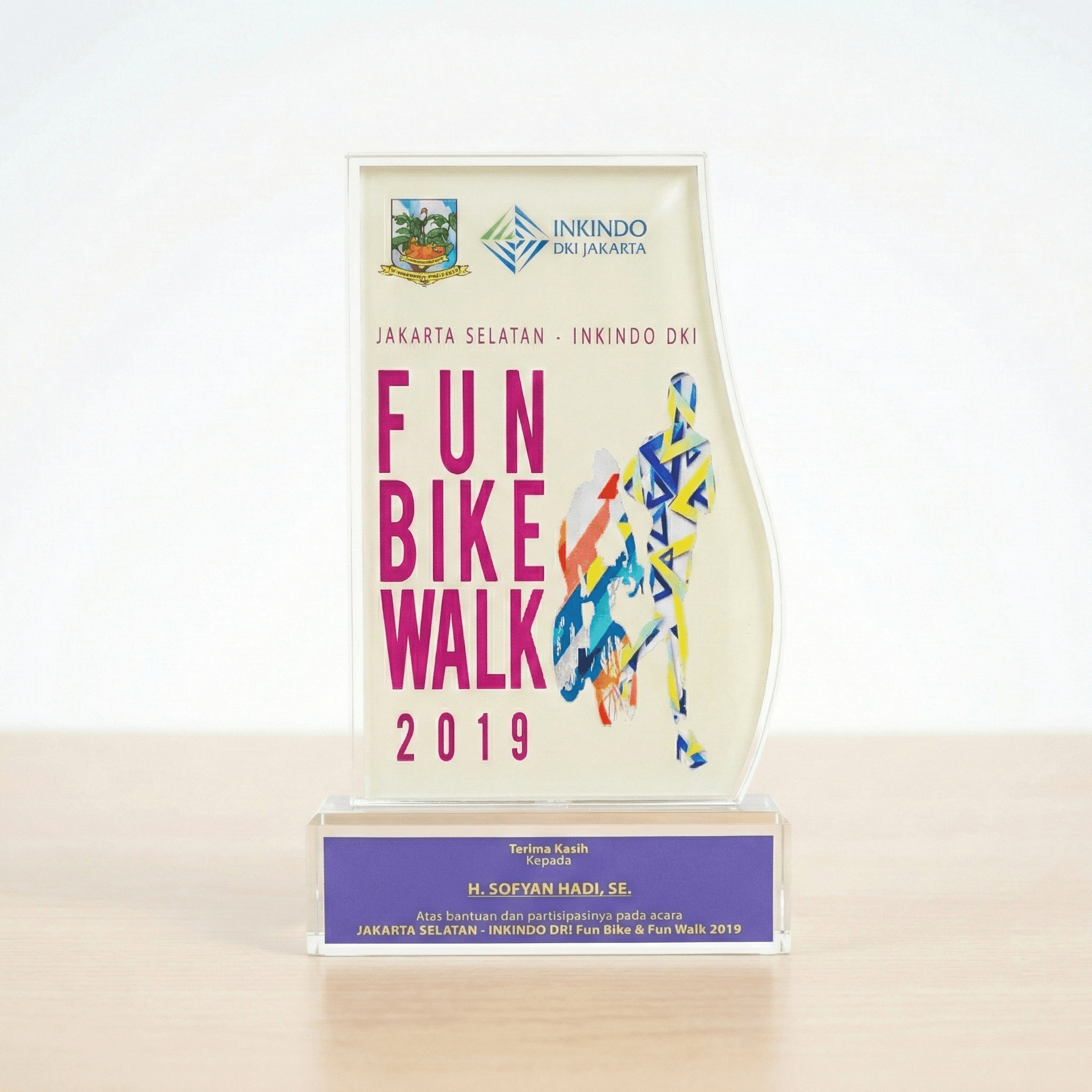 Penghargaan Jakarta Selatan - INKINDO DKI Fun Bike & Walk 2019